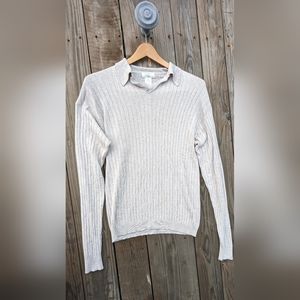 Lois Roth Silk & Cashmere Sweater Beige Men's XL